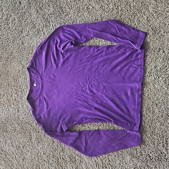 Gap long sleeve T shirt, purple, size XL - Picture 1 of 5